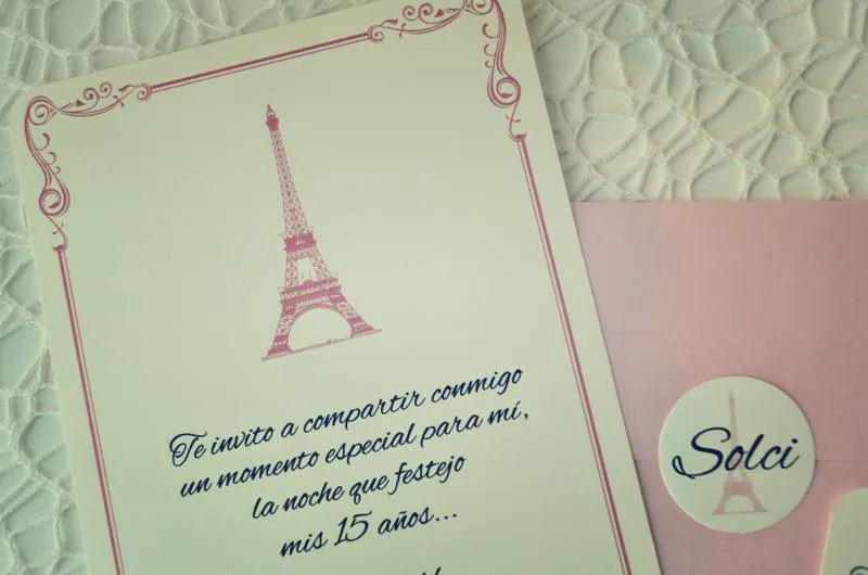 Una invitación de 15 años super elegante | Tarjetas de 15