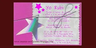 Anamar Invitaciones: Quince Años