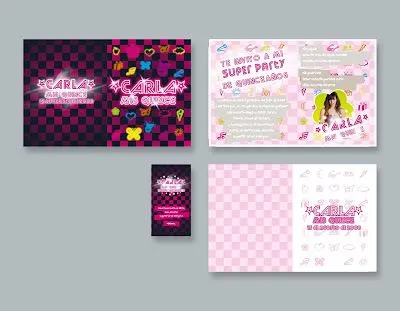 invitaciones para XV años: Invitaciones para XV años / Emo