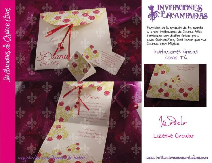 Invitaciones XV Años! on Pinterest | 15 Anos, Pocket Invitation ...