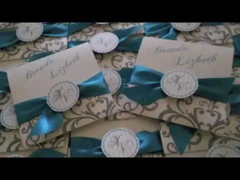 Invitaciones de XV años / Sweet 16 invitations - YouTube