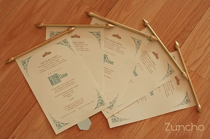 Nuestras invitaciones para los xv de Elina, con temática de ... Nuestras invitaciones para los xv de Elina, con temática de ...