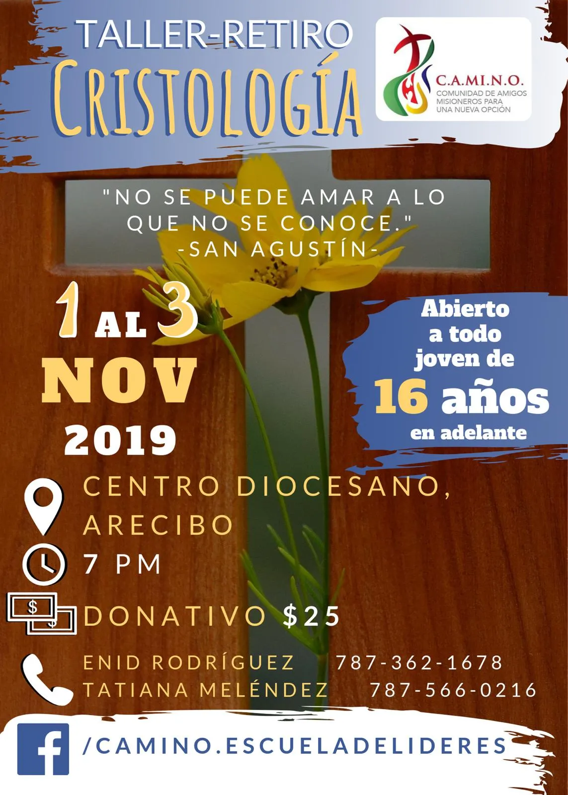 Invitan a jóvenes de 16 años o más a taller - Diócesis de Arecibo Invitan a jóvenes de 16 años o más a taller - Diócesis de Arecibo