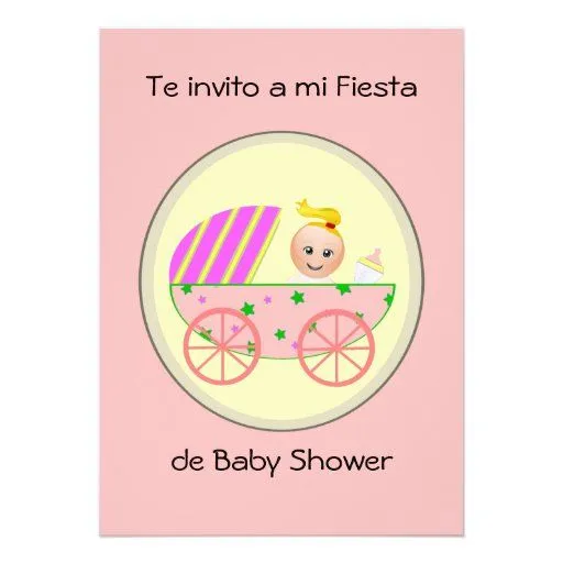Te invito a mi fiesta de baby shower invitation from Zazzle. Te invito a mi fiesta de baby shower invitation from Zazzle.
