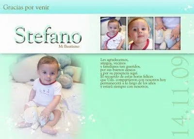 Tarjetas de agradecimiento bautizo - Imagui