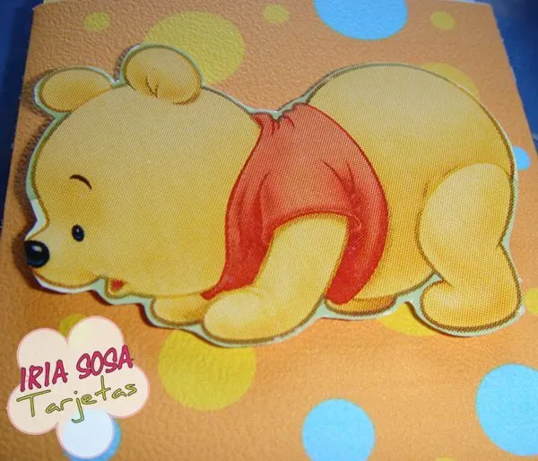 Iria Sosa Tarjetas: Winnie the Pooh bebé. Primer Añito Thiago Daniel Iria Sosa Tarjetas: Winnie the Pooh bebé. Primer Añito Thiago Daniel