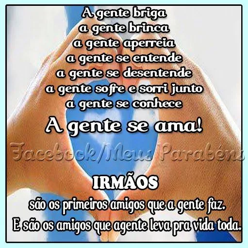 Irmão - Imagens, Mensagens e Frases para Facebook