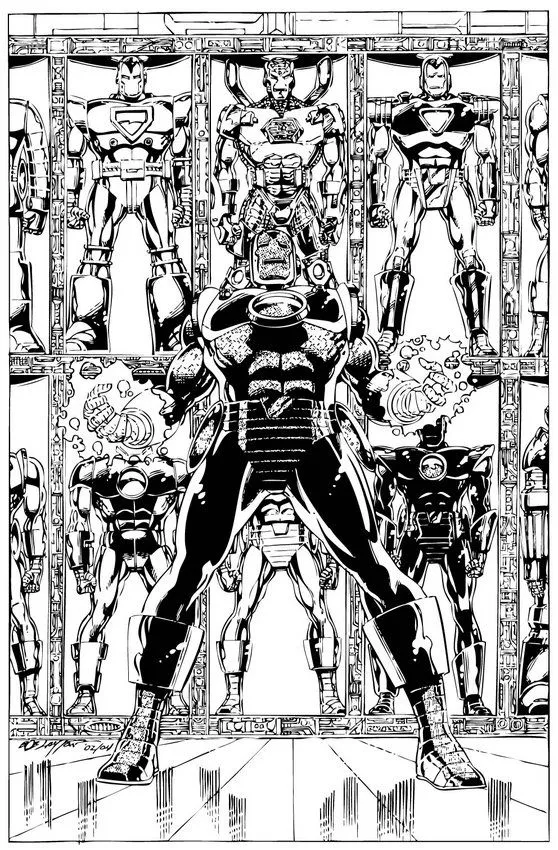 Dibujos para colorear IRON MAN, las armaduras de Iron Man para ...