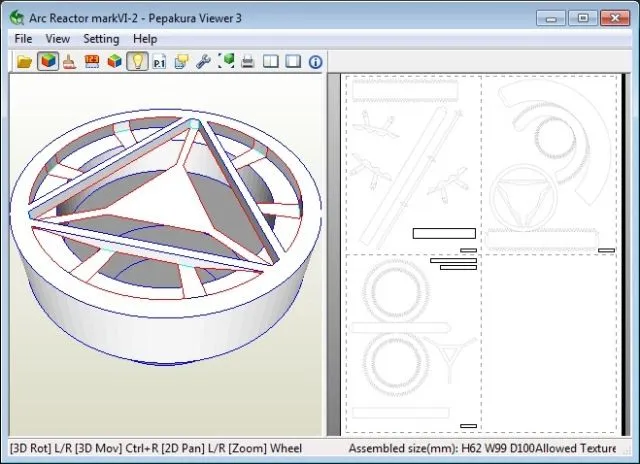 Iron Man Helmet Mark 43 42 pepakura by Gimpe on DeviantArt Iron Man Helmet Mark 43 42 pepakura by Gimpe on DeviantArt