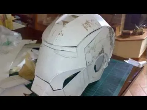 Iron Man Helmet - Mark III - Scratch Build DIY - First try - YouTube Iron Man Helmet - Mark III - Scratch Build DIY - First try - YouTube