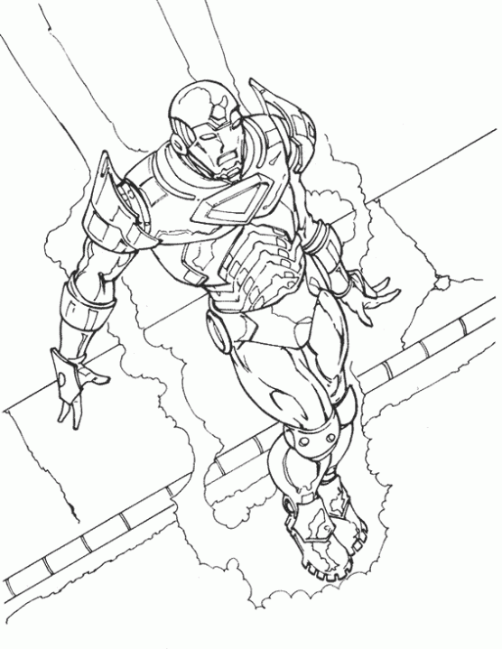 Dibujos para colorear de iron man 3 - Imagui