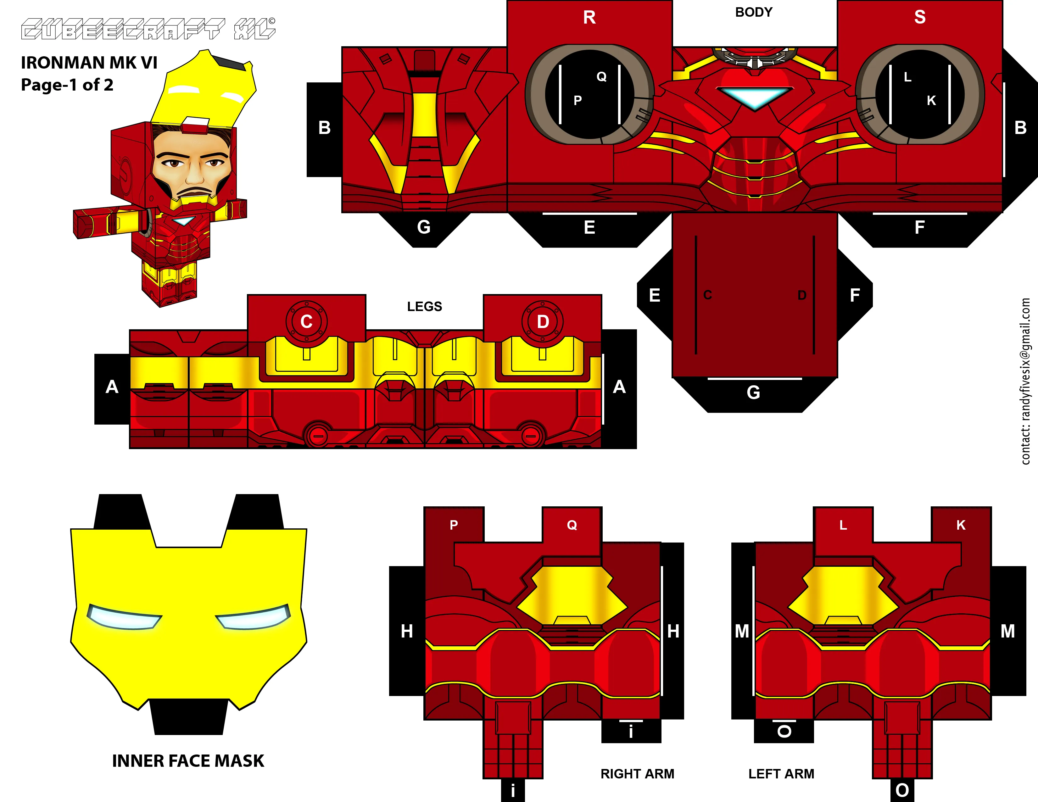 IRONMAN cubeecraft XL_pg-2 by randyfivesix on DeviantArt IRONMAN cubeecraft XL_pg-2 by randyfivesix on DeviantArt