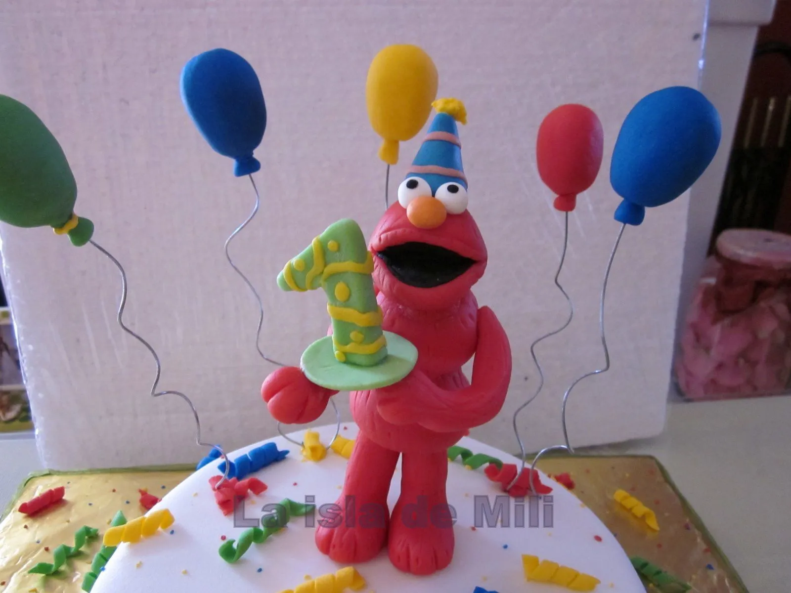 La isla de Mili: Tarta de Elmo