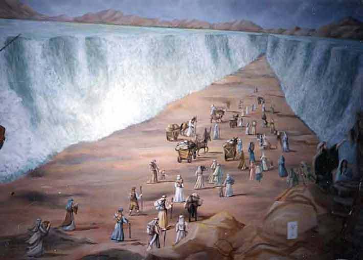 Los Israelitas Cruzan El Mar Rojo | isabellitaramirez