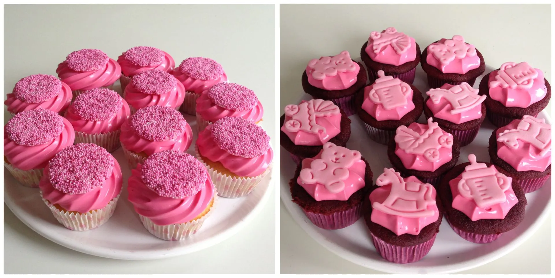 It's a girl! – Baby shower cupcakes | thirstforfood