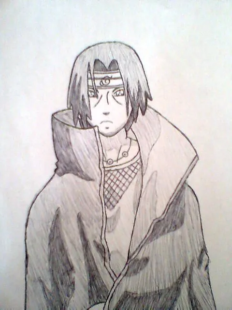 Dibujos de itachi a lapiz - Imagui