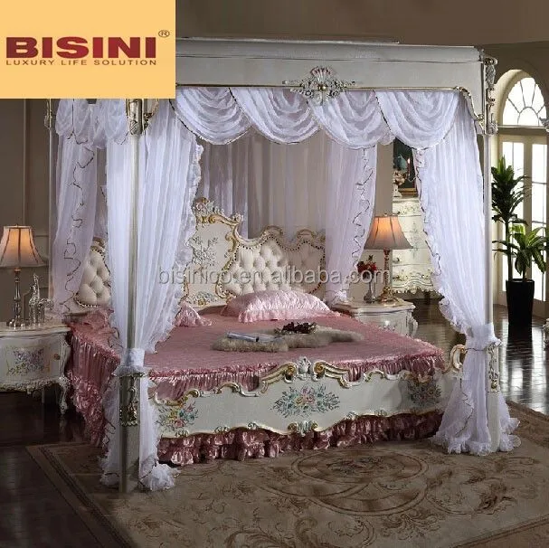 Italian Royal muebles de dormitorio, Lujo tapizados cama del ...
