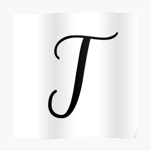 Italic monogram letter t Italic monogram letter t