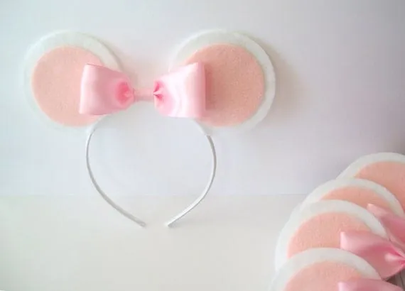 Items similar to Angelina Ballerina White Mouse Ears on Headband ... Items similar to Angelina Ballerina White Mouse Ears on Headband ...