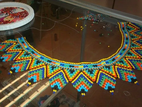 Items similar to Chaquiras Collares - arte de los indigenas Ngöbe ... Items similar to Chaquiras Collares - arte de los indigenas Ngöbe ...