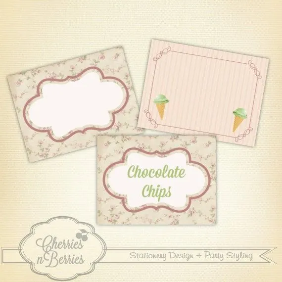 Items similar to Cumpleaños de Helados. Tarjetas para Imprimir on Etsy Items similar to Cumpleaños de Helados. Tarjetas para Imprimir on Etsy