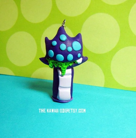 Items similar to Cute Monster charm Baby Baron Nashor- Polymer ...