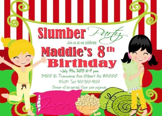 Items similar to Fiesta de pijamas invitación pijamada invitación ... Items similar to Fiesta de pijamas invitación pijamada invitación ...