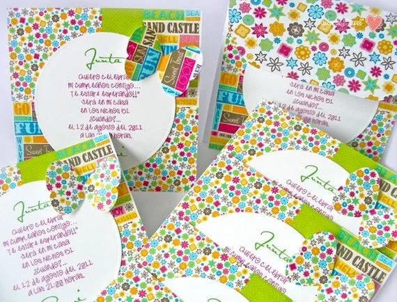 Items similar to Tarjetas e Invitaciones para Cumpleaños ... Items similar to Tarjetas e Invitaciones para Cumpleaños ...