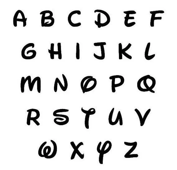 Items similar to WALT DISNEY Inspired Font Unfinished Wooden Plain ... Items similar to WALT DISNEY Inspired Font Unfinished Wooden Plain ...