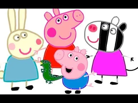 Itsy Artist - Como Dibujar A Peppa Pig Y Los Personajes De Los ...