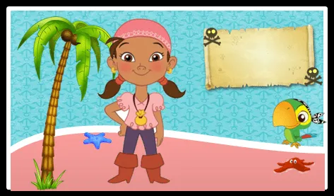 Izzi de Jake y los Piratas: Mini Kit para Imprimir Gratis. | Ideas ...