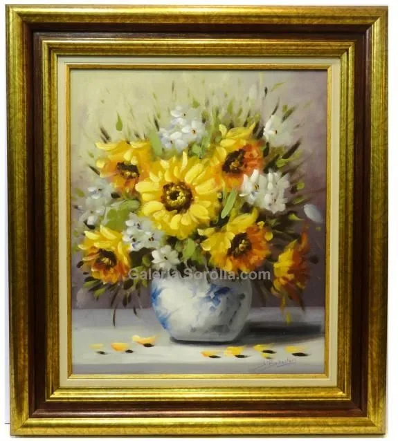 J. Ballesteros: Girasoles. Venta de cuadros en la Galería de Arte