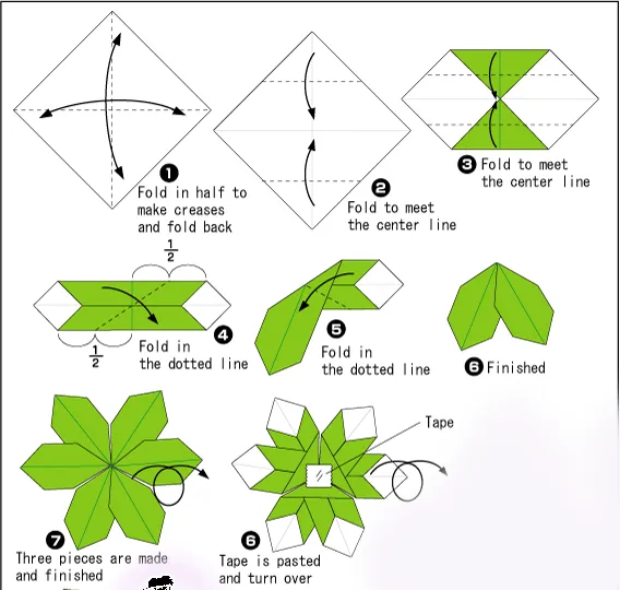 J0m Belajar Bersama Cg. Liza: Origami >>Bunga