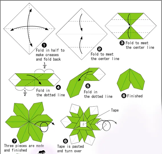 J0m Belajar Bersama Cg. Liza: Origami >>Bunga J0m Belajar Bersama Cg. Liza: Origami >>Bunga
