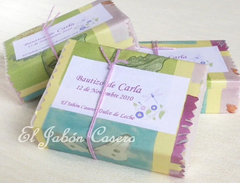 El Jabón Casero: Detalles de bautizos jabones artesanales El Jabón Casero: Detalles de bautizos jabones artesanales