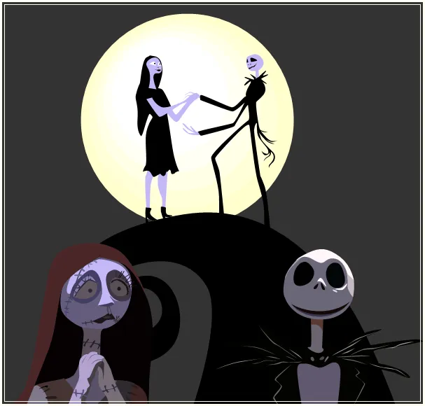 Jack and Sally by causelessdemon on DeviantArt