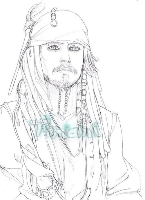 Dibujos de jack sparrow para colorear - Imagui Dibujos de jack sparrow para colorear - Imagui