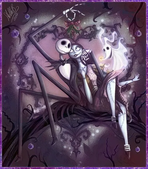 El extraño mundo de jack y sally besandose - Imagui El extraño mundo de jack y sally besandose - Imagui