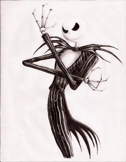 Dibujos de jack skellington - Imagui