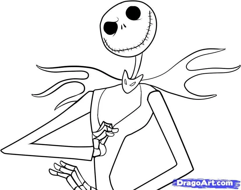 Jack Skellington (Nightmare before Christmas) | Christmas coloring pages, Halloween coloring pages, Jack nightmare before christmas Jack Skellington (Nightmare before Christmas) | Christmas coloring pages, Halloween coloring pages, Jack nightmare before christmas