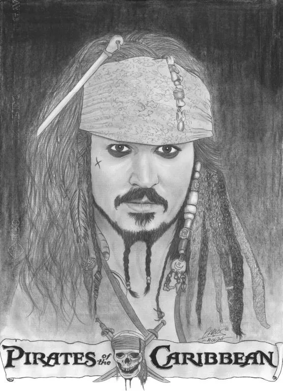 Jack Sparrow Carlos Alberto Hernández del Amo - Artelista.com Jack Sparrow Carlos Alberto Hernández del Amo - Artelista.com