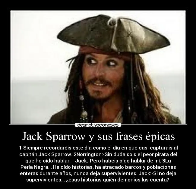 Jacks sparrow frases - Imagui