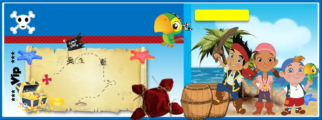 Jake y los Piratas: Etiquetas para Imprimir Gratis. | Ideas y ...