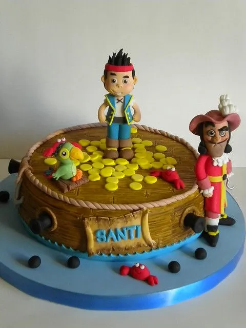 Motivos de tortas infantiles de jake y los piratas del pais de ... Motivos de tortas infantiles de jake y los piratas del pais de ...
