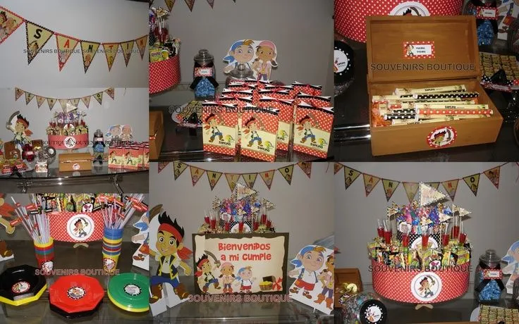 Souvenirs Boutique: Cumple de Santino!! Jake y los piratas del ...