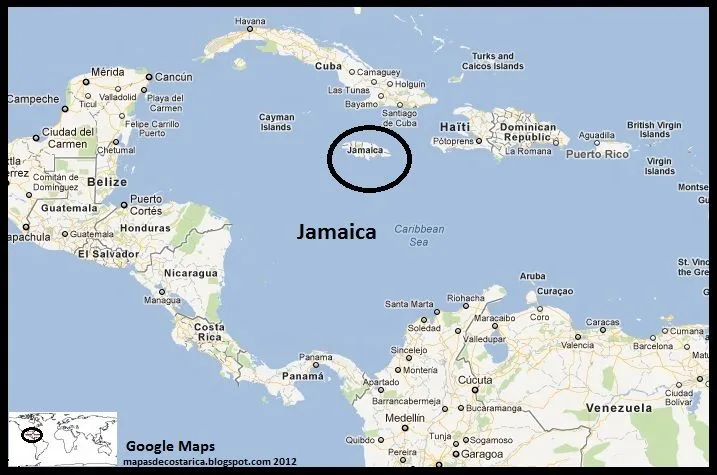 JAMAICA, America | MAPAS DE