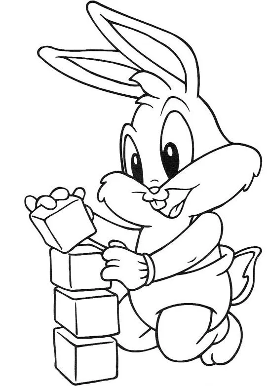 Looney tunes baby para pintar - Imagui