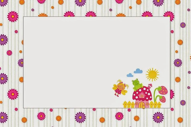 Jardín Encantado: Invitaciones para Imprimir Gratis. | Oh My Bebé! Jardín Encantado: Invitaciones para Imprimir Gratis. | Oh My Bebé!