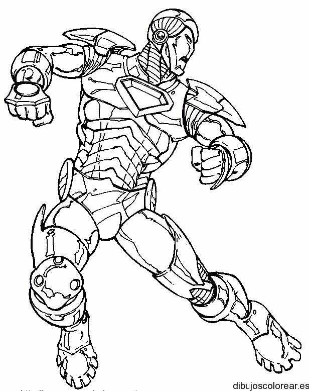 Jardin Escolar: Iron Man - Dibujos para colorear