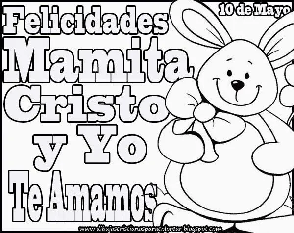 Jardin Escolar: 10 de mayo 'Día de las madres' - Dibujos para colorear Jardin Escolar: 10 de mayo 'Día de las madres' - Dibujos para colorear